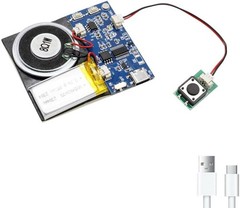 Module – 16MB Push Button Activated Sound with Speaker, Blue-1 PC