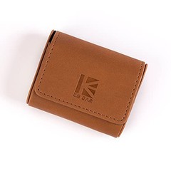 KBEAR IEM 4347 Brown Travel Portable Earphone Case
