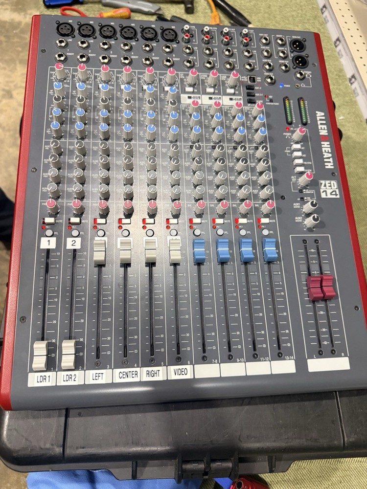 Allen and Heath AH-ZED14 14-channel Mixer With USB Interface