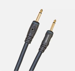 D’Addario Custom Series Speaker Cable 5 Feet TS 1/4 to 1/4