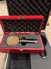 Cascade Microphones Fat Head II Ribbon Microphone Gold Mesh Grill XLR