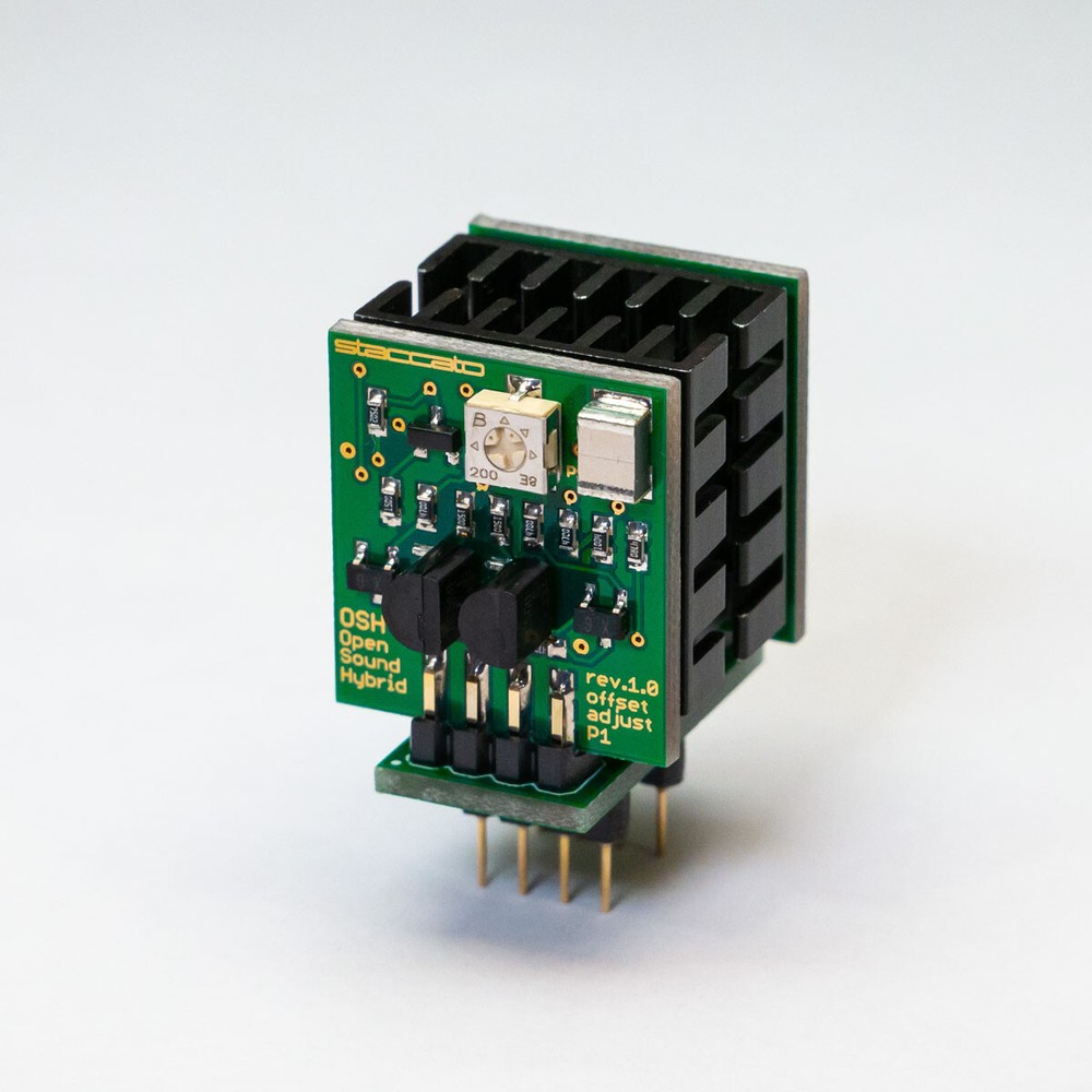 Discrete Opamp Dual Staccato OSH-DHb (Open Sound Hybrid)
