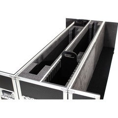 Flat Panel Monitor LED LCD Plasma TV Dual 70″-85″ Adjustable Flight Case idjnow