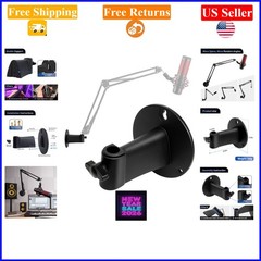 Microphone Wall Mount Boom Arm, Metal, Space-Saving Horizontal Wall Mount for…