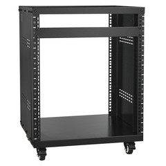 VEVOR 12U AV Rack Stand 300 lbs Capacity Network Stereo Recording Studio Rack