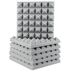 12- 96Pk Acoustic Foam Panel Wall Tiles Record Studio Noise Sound Proof 12x12x2″