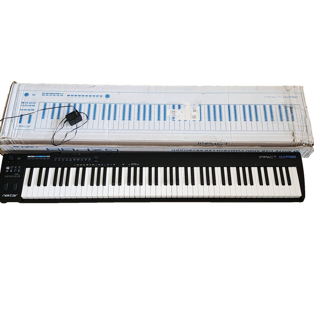 Nektar Impact GXP88 – 88 key MIDI Controller Keyboard – Black – Slightly Used
