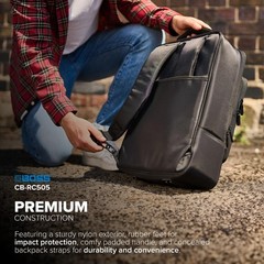 BOSS Slimline Backpack for the RC-505mkII and RC-505 Small to Medium, Black
