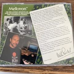 Mike Pinder Mellotron Archives akai CD Rom Sampling Library