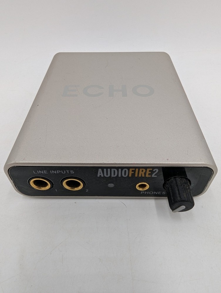 Echo AudioFire2 Audio Interface – Analog TRS, FireWire, MIDI – Mac OSX NO CABLES