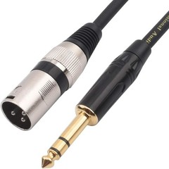 1/4 Inch TRS to XLR Male Balanced Signal Interconnect Cable Quarter inch to X…