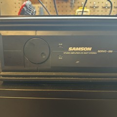 SAMSON SERVO-550 Power Amplifier 2 Channel Rack Mount WORKS GRT FAST SHIP