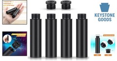 Black Aluminum Mic Stand Extension Set with Adapters for Flexible Recording