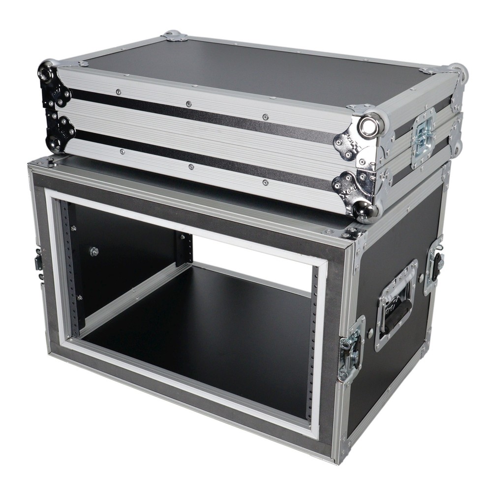 PROX 6 Space Effects Shockmount Rack Case rail to rail 14″ deep