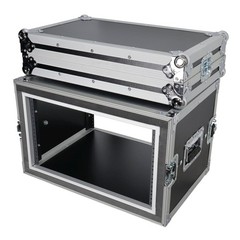 PROX 6 Space Effects Shockmount Rack Case rail to rail 14″ deep
