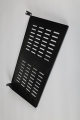 19in Heavy Duty Rack Mount Shelf 1U – 17 gauge steel – Black powder coated – NEW