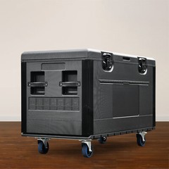 35″x 22″x 24″ Cable Trunk Road Case with Wheels Professional Stackable Road Case