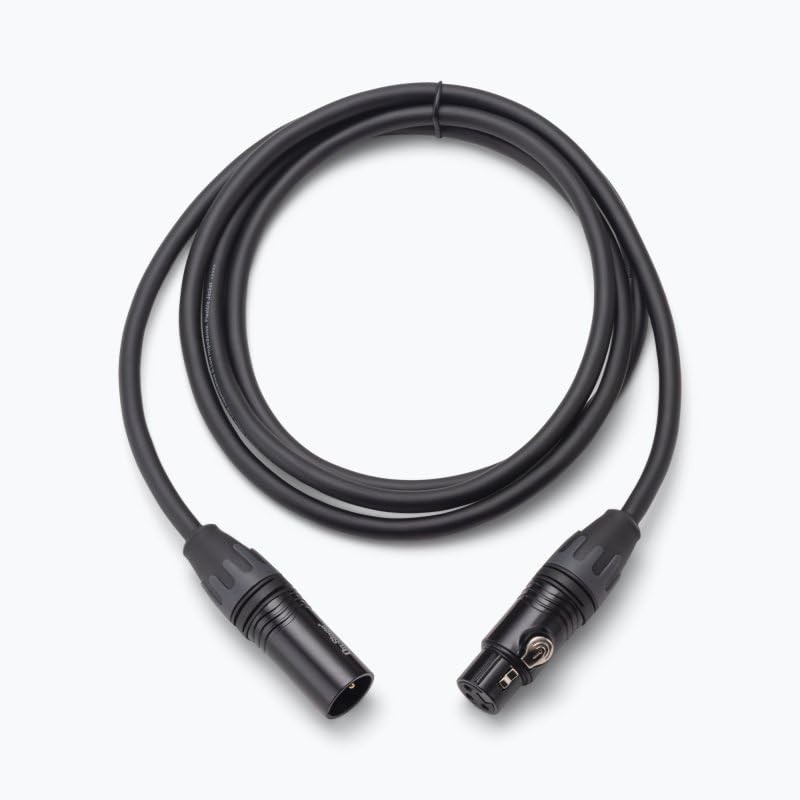 On-Stage Production-Grade MC-6 Microphone Cable (Gold Plated XLR to XLR
