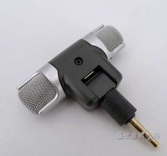 Sony ECM-DS70P Stereo Microphone for Voice Recorder MD PC Live Streaming Singing