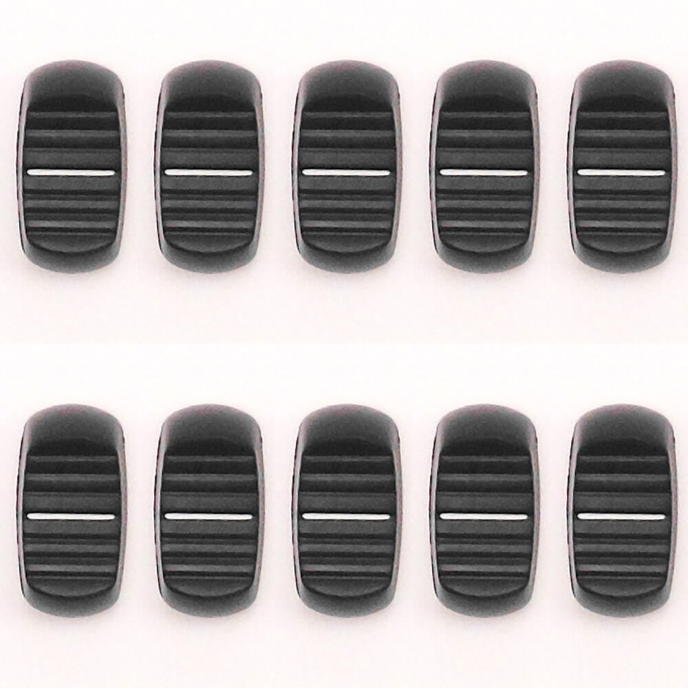 10pcs Fader Knob Cap 23.2mmLx12mmW For Behringer Mixer hole 4mm(Black)