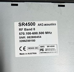 AKG SR4500 B1 & B8 Digital Stationary Receiver Lot of 2