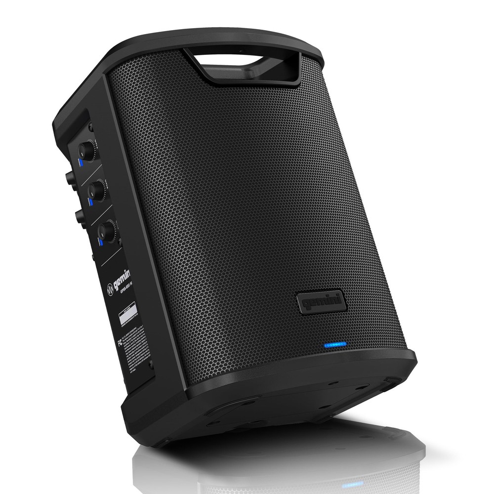 Gemini Sound 100W Portable PA Speaker with Bluetooth, 6.5″ Woofer, 3-Channel…