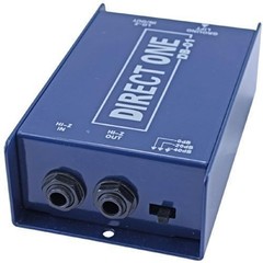 Passive Di direct box 1/4 instrument to balanced & unbalanced XLR