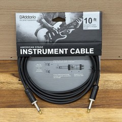 Planet Waves D’Addario American Stage Guitar Cable 10′ Instrument Patch Cord 1/4