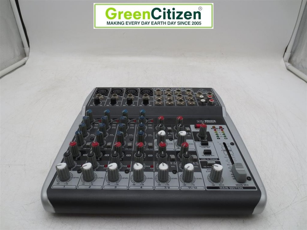 Behringer XENYX Q1202USB 2-Bus Mixer USB Audio Interface NO AC ADAPTER