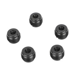 CAMVATE 5Pcs Aluminum Microphone Stand Adapter 1/4″-20 Female to 5/8″-27 Male