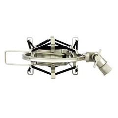 Silver Shock Mount fits Audio-Technica AT2035, AT2050, ATR2500 USB Microphones