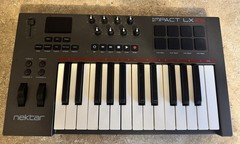 Nektar Impact LX25 USB MIDI Keyboard Controller 25-Key Drum Pads Tested