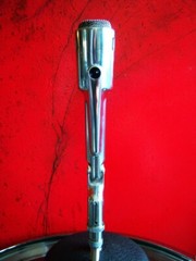 Vintage 1950’s DuKane 7A160 / Electro Voice 664 microphone LED lamp midcentury