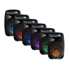 PRORECK Dance 12 12″ 1000W Powered PA Speaker System Bluetooth USB SD w/ Stand