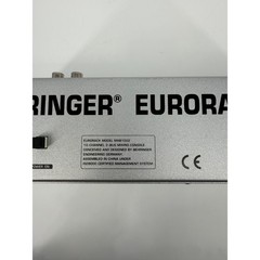 Behringer Eurorack MXB1002 10-Channel Battery Powered Mic Line Mixer Silver