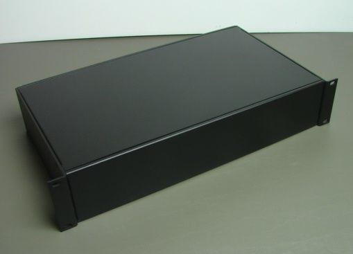 PROCRAFT ARBN-2U-10-BK 2U 10″ Deep All Aluminum 19″ Rack Mount Project Box