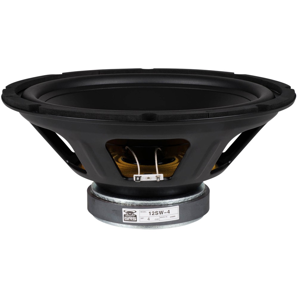GRS 12SW-4 12″ Poly Cone Subwoofer 4 Ohm