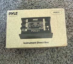 Pyle Pro PDC21 Instrument Direct Box 1/4″ To Balanced & Unbalanced