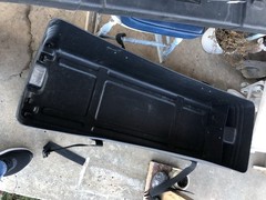 Large Black Plastic Audio Equipment Case with Wheels, Carry Handle, and Strap