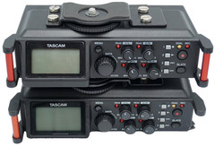 Lot (2) TASCAM DR-70D 4-Channel Audio Recording Device for DSLR Cameras – Black