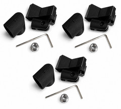 (3) Pack Right Angle 90 Degree Adapter For Shure SM57® (SM-57®) Style Microphone