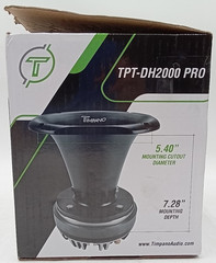 Timpano TPT-DH2000 PRO 2″ Exit Compression Driver Horn 450 Watts Max Power 8 Ohm