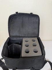 Pro Audio Microphone Gear Bag 15x13x9.5 in w/ Foam Insert Dividers