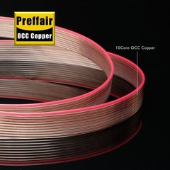 Pcs 8N OCC Copper Flat Ribbon RCA Cable Signal Cord with Gold Plated Plug