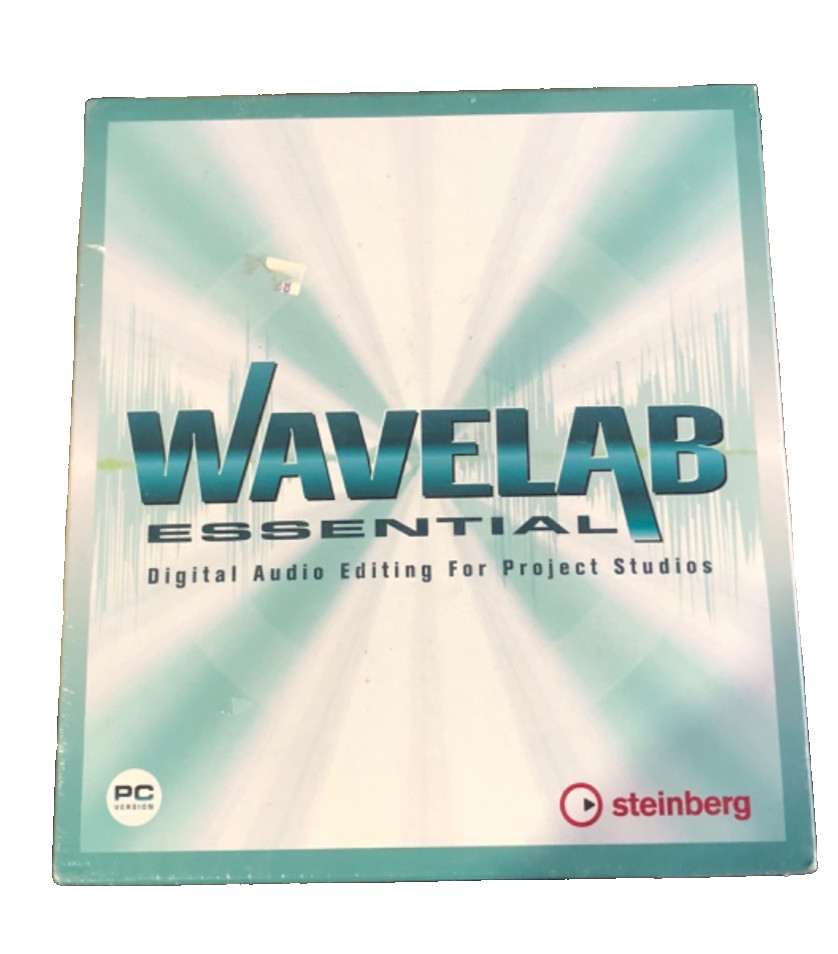 Wavelab Essential by Steinberg Digital Audio Editing New in Box