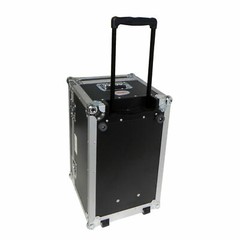 Prox Utility Multipurpose Small DJ Trunk Road Case w/ Foam Lined Wheels & Handle