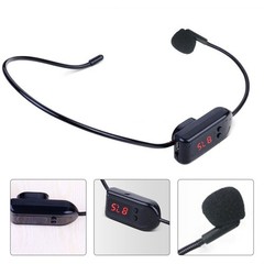 FM Wireless Microphone Headset Megaphone Radio Mic For Loudspeaker For Teaching