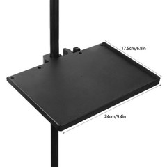 Microphone Stand Tray Sound Card Tray Adjustable Accessories Tray Mic Stand Tray