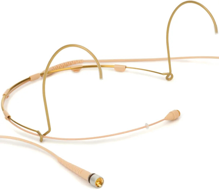 DPA 4066 CORE+ Omnidirectional Headset Microphone – MicroLock, Beige