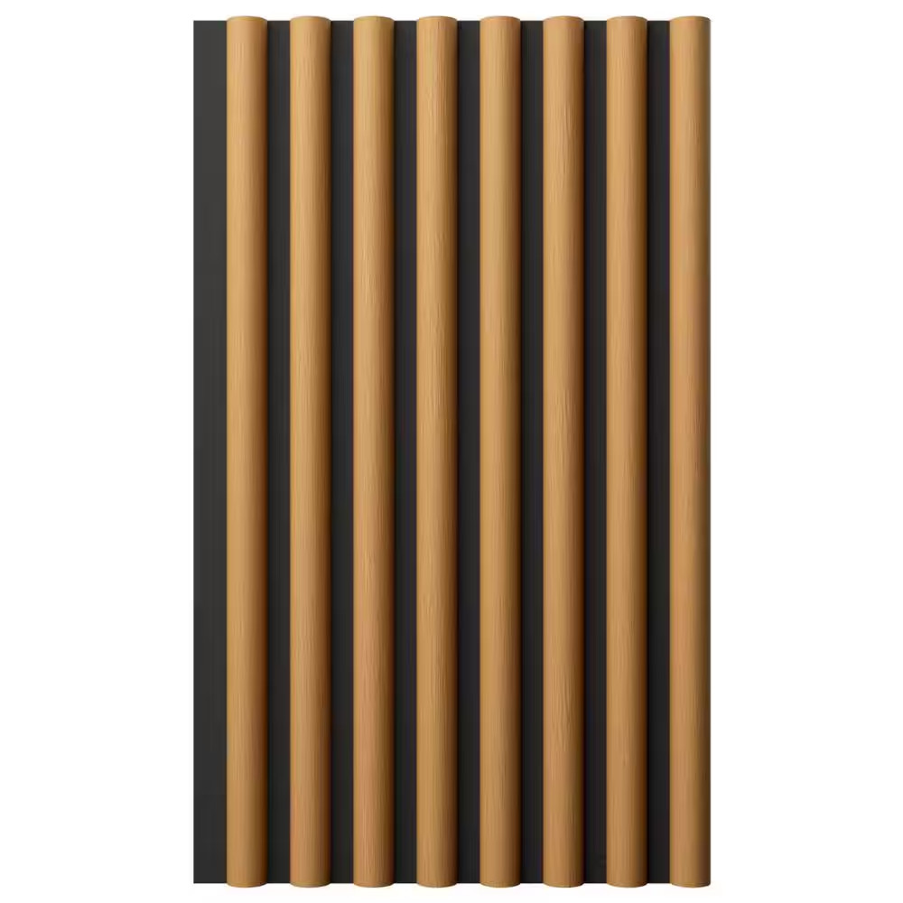 Acousticpro 1 In. X 1 Ft. X 8 Ft. Noise Cancelling Half round MDF Sound Absorbin